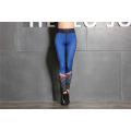 Fashion digital printed USA Flag styles women yoga running pants sport printed leggings